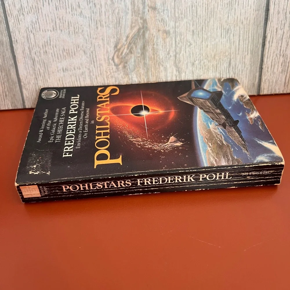 Pohlstars Frederik Pohl 1984 First Edition Del‎ Rey Sci-Fi Paperback 0345315456